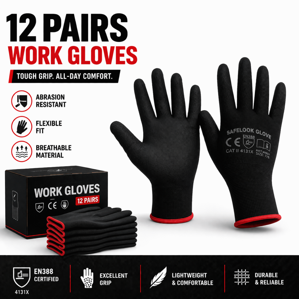 12 Pairs Of Work Gloves Advertisement 1024x1024
