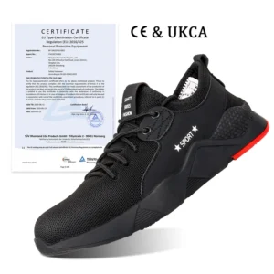 SafeStep Pro 830 – Lightweight Steel Toe Safety Shoes (Slip-Resistant & Breathable)